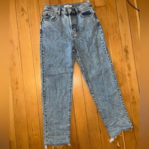 pacsun high rise straight jeans size 26